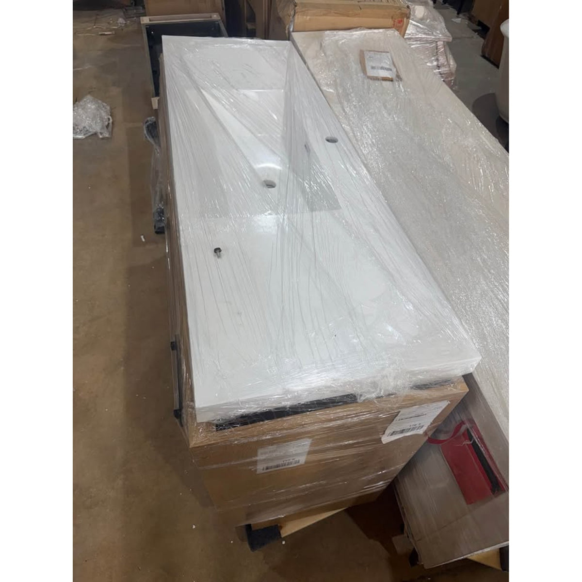 New 59” Oak Bathroom Vanity – $1,929 Retail – Open Box – Delivery Available