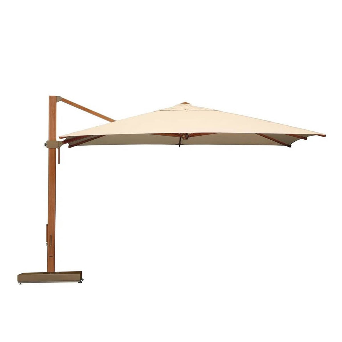 New Barlow Tyrie Napoli 13’ Square Cantilever Umbrella $8000+ Retail - See Notes Delivery Available