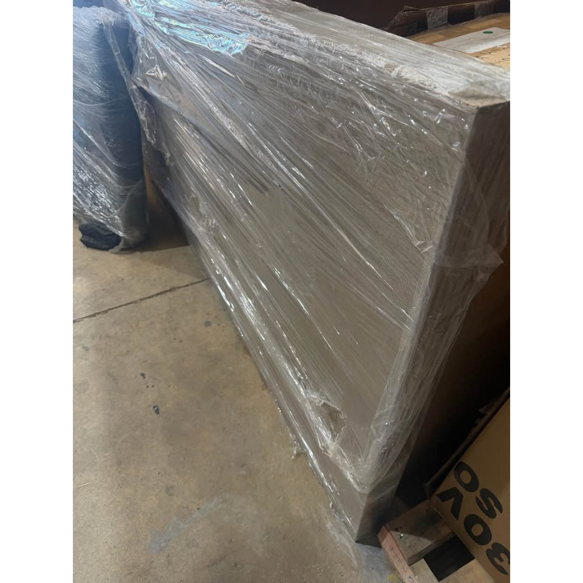 New 70”-88” Extension Dining Table | New Open Box “Sand” Beige Wood Delivery Available