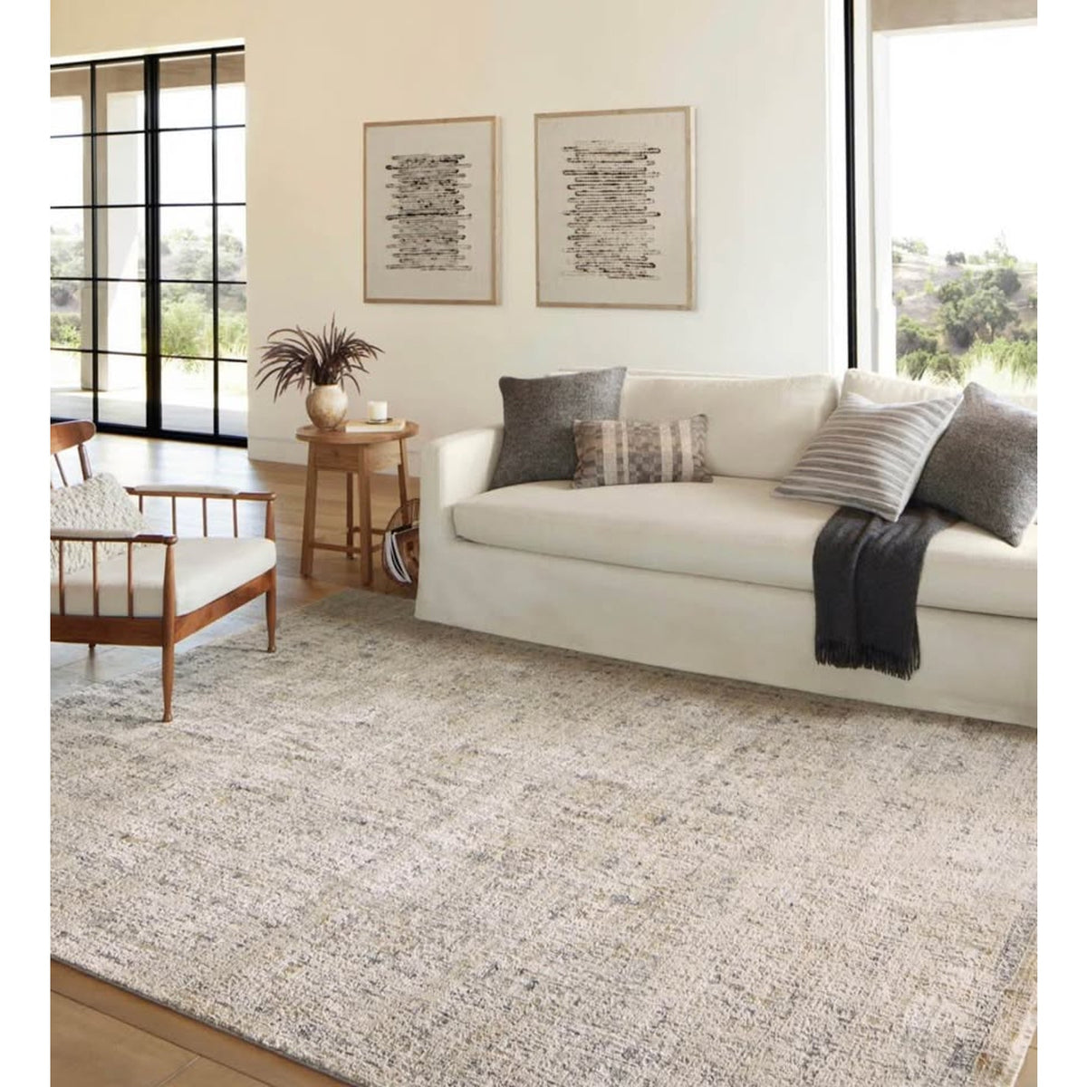 New Amber Lewis x Loloi Alie 9’6” × 13’1” Area Rug – New Open Box $969 Retail - Delivery Available