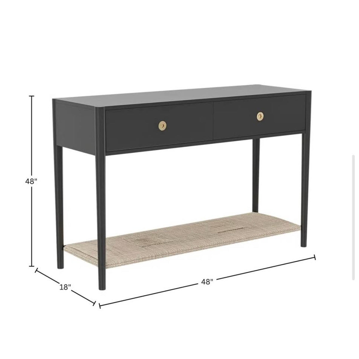 New (2) Madeline Console Table by Birch Lane 48” Long $900 Retail “open box” Delivery Available