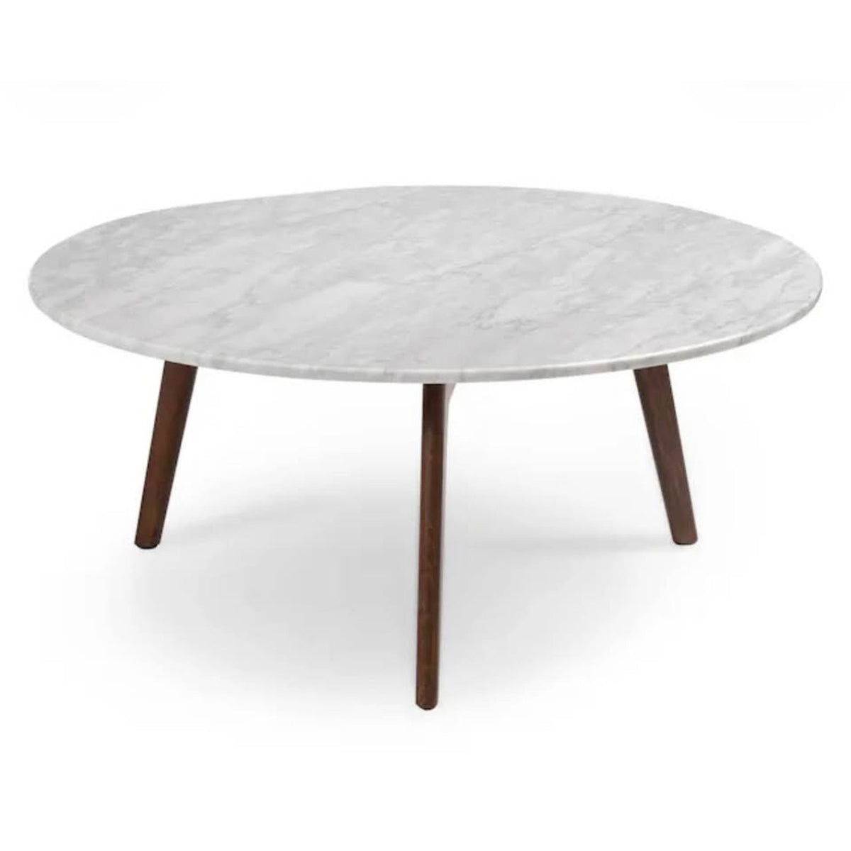 Article Mara Marble Coffee Table – Walnut – New Open Factory Box - Delivery Available
