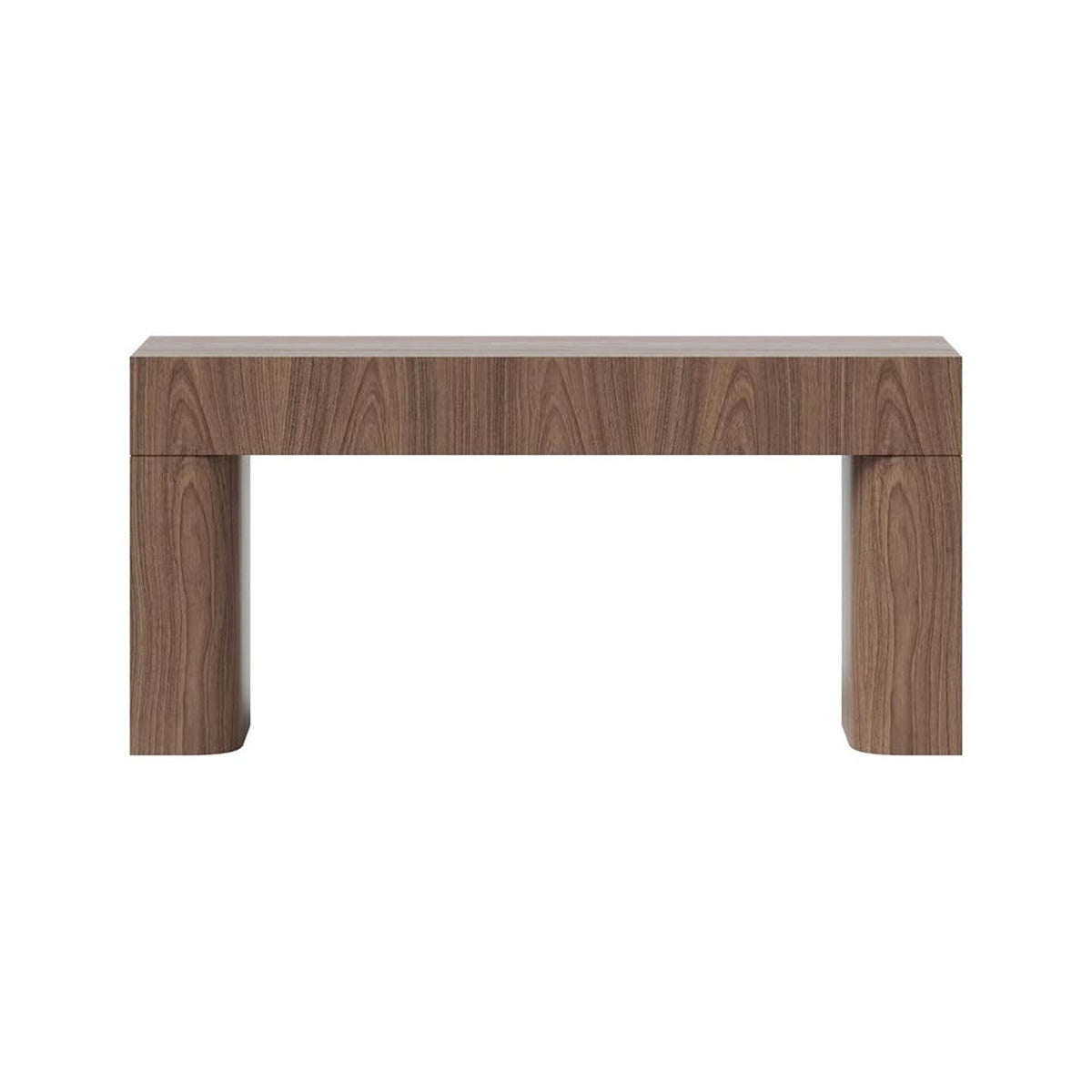 New 60” Walnut Console Table – Retail $1,689 – Urbia Eka - Delivery Available