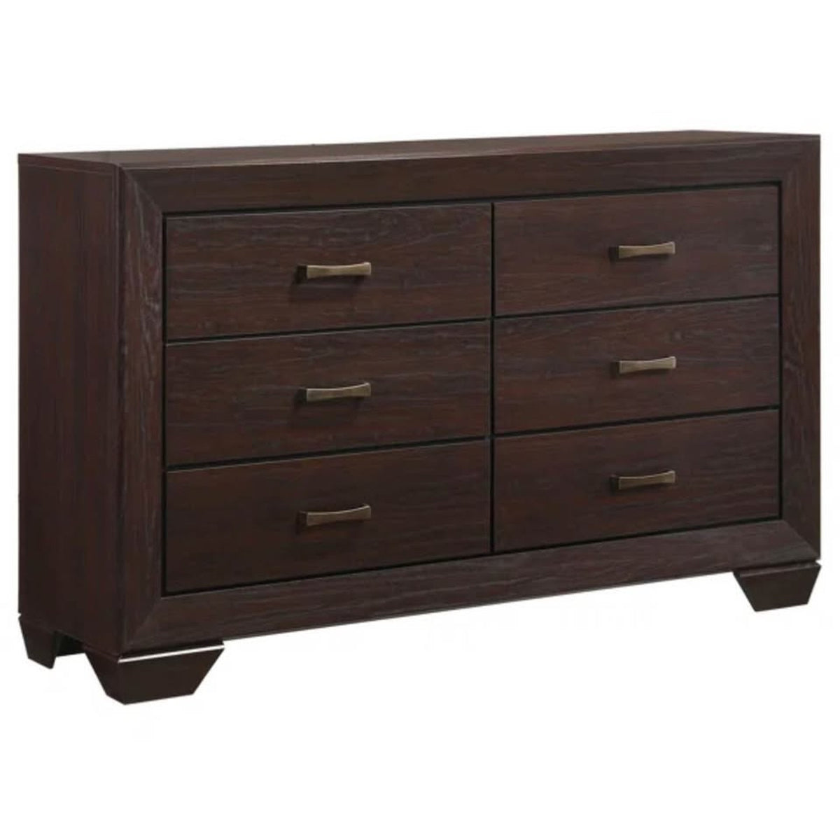 New 59” Dark Brown 6 Drawer Dresser - $579 Retail “open box” - Delivery Available