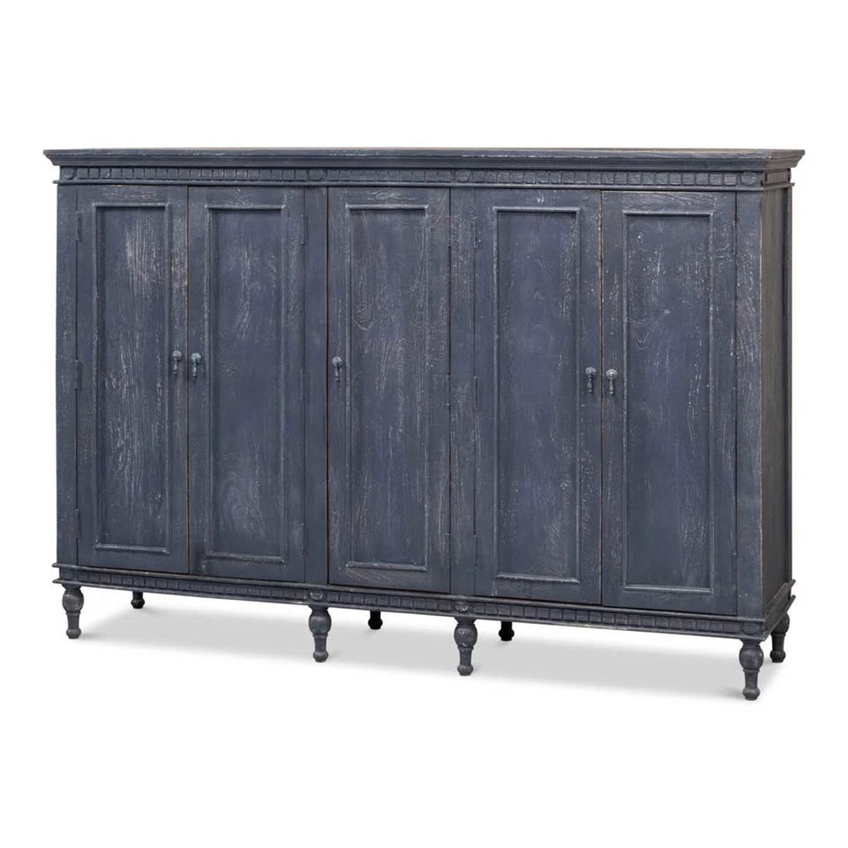 New Sarreid Ashlyn 79” Solid Wood Sideboard | New Open Box $3,000 Retail - Delivery Available