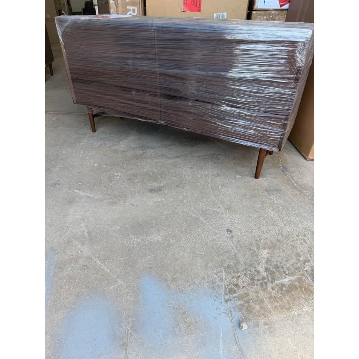 New Article 6-Drawer Dresser – Lenia Walnut – $1,299 Retail – Open Box – Delivery Available