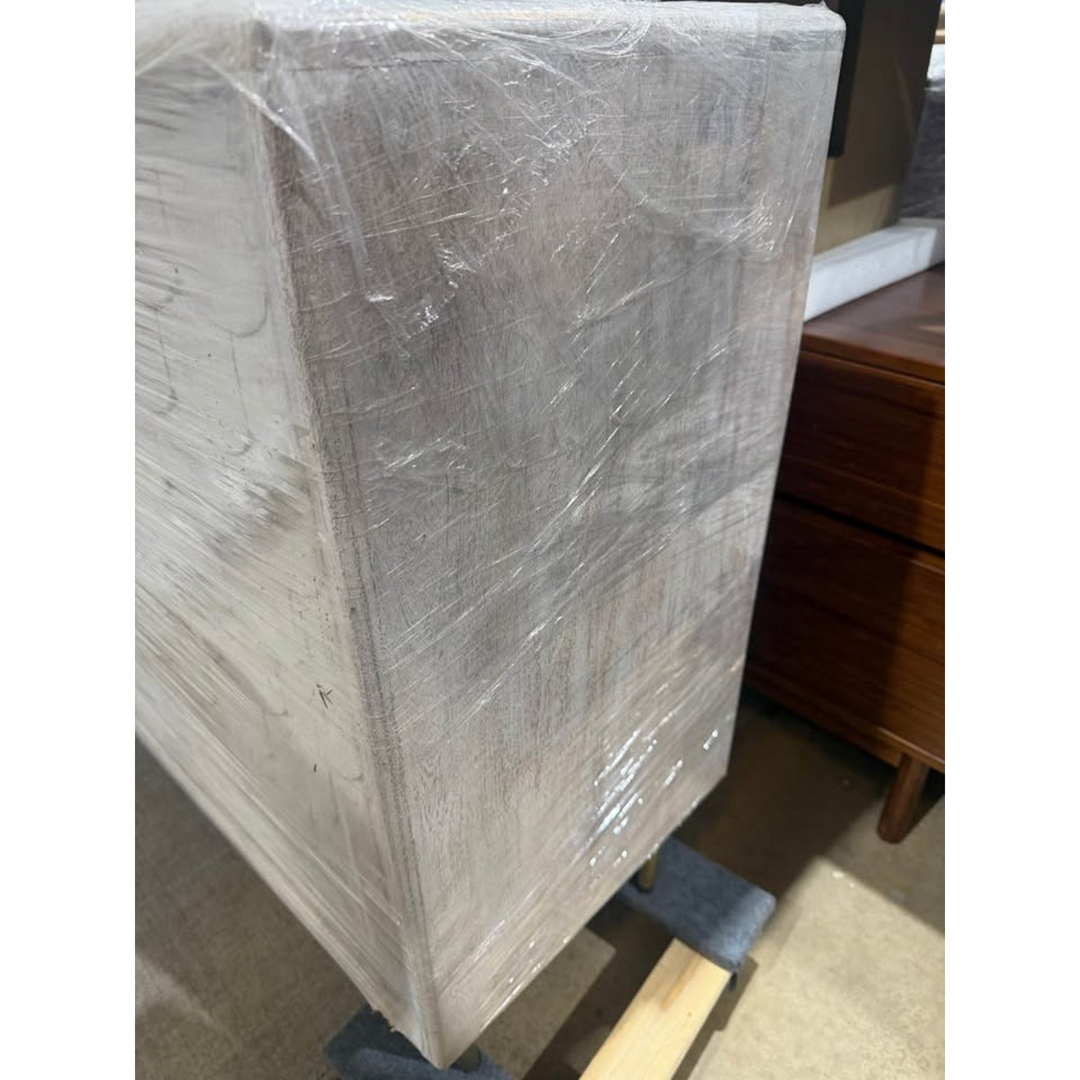 Creative Co-Op Olvan 69” Carved Wood Sideboard / Buffet Cabinet – New Open Box Delivery Available