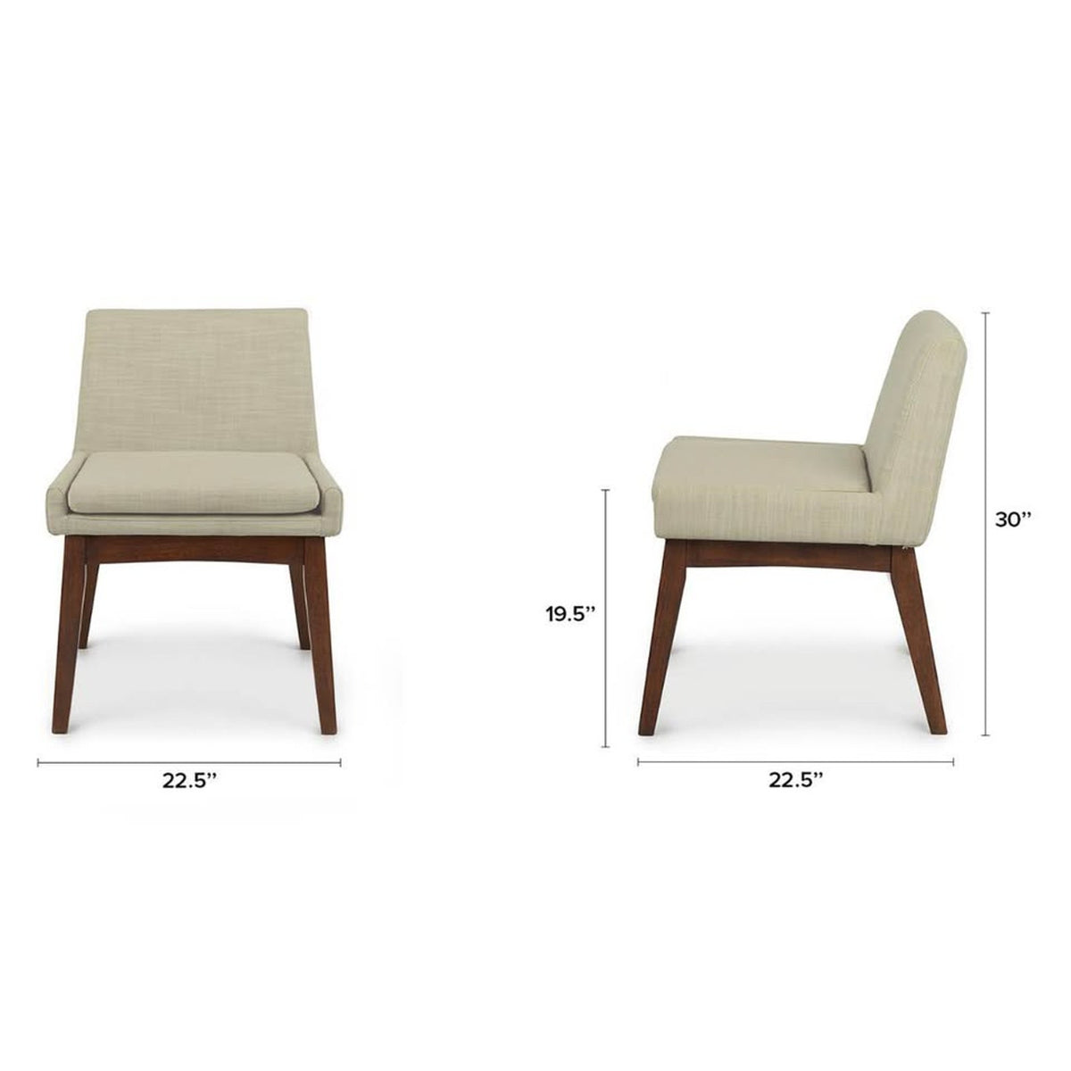 New Article Chantel Dining Chair (2) - Antique Ivory - Delivery Available!