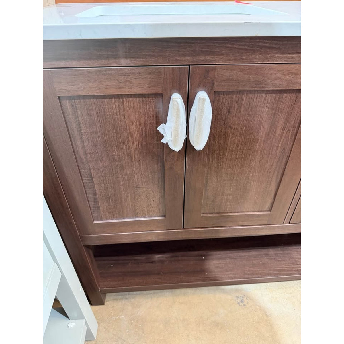 60” Double Sink Bathroom Vanity – Handyman Special – Delivery Available