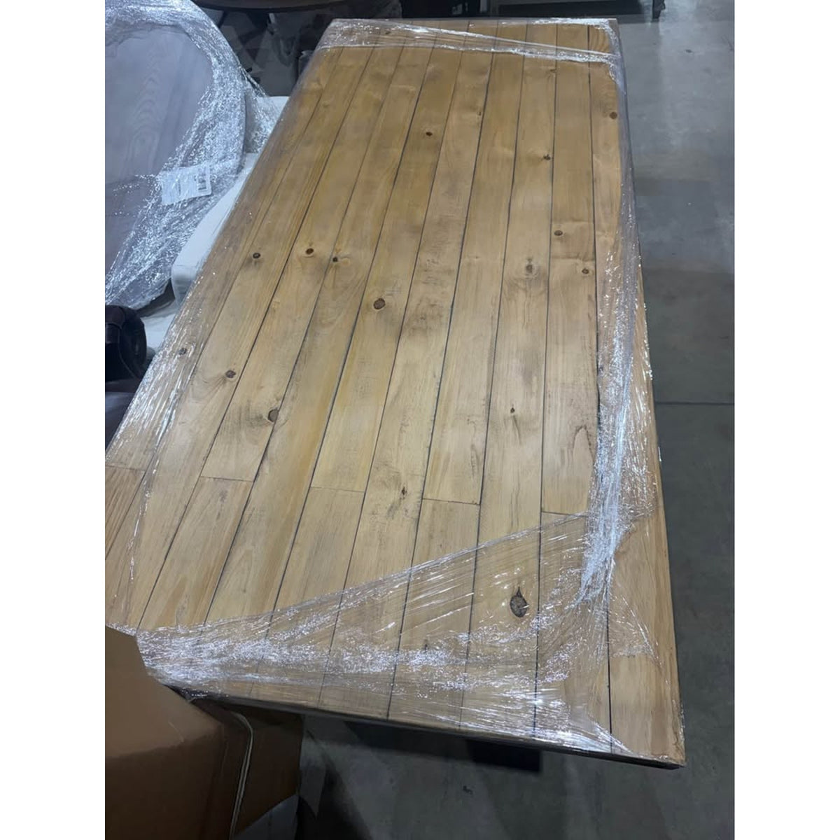 Solid Wood Rustic Farmhouse Dining Table 79” - Open Box - $1,300 Retail - Delivery Available
