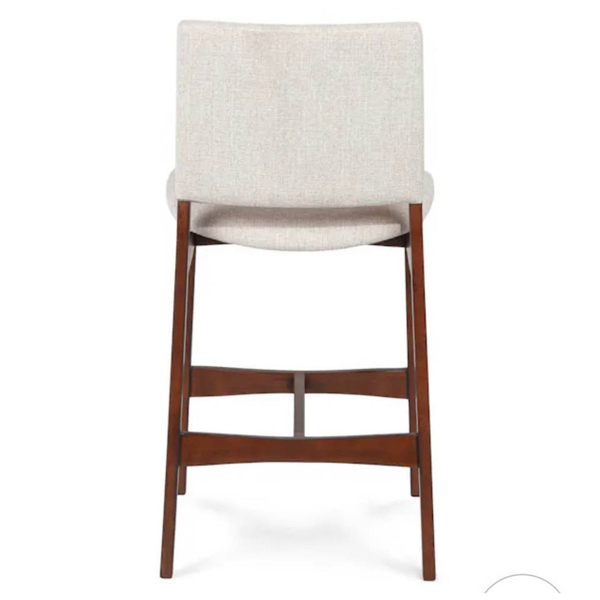 Article | Set of 2 Counter Stools | Nosh - Walnut & Chalk Gray | Delivery Available