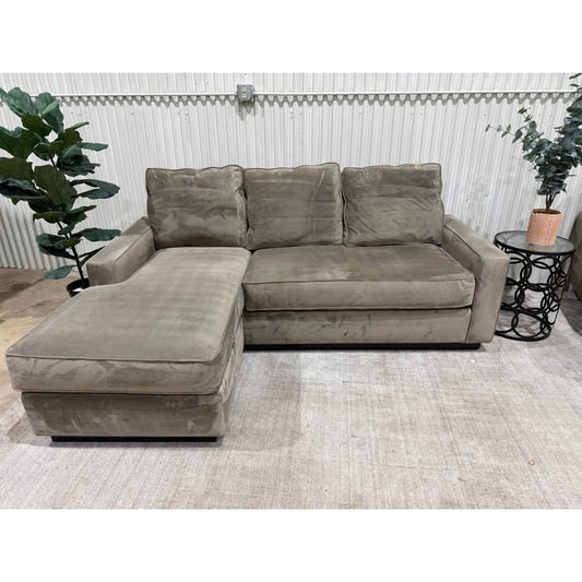 Beautiful Sectional Sofa Couch - Reversible Chaise - Cleaned - Comfy - Delivery Available