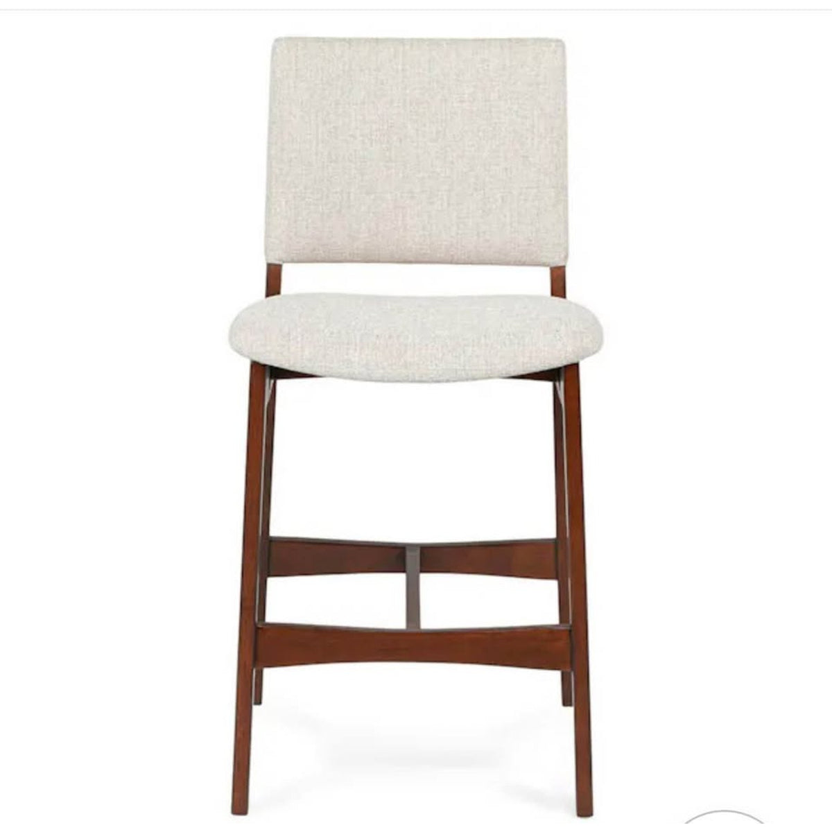 Article | Set of 2 Counter Stools | Nosh - Walnut & Chalk Gray | Delivery Available
