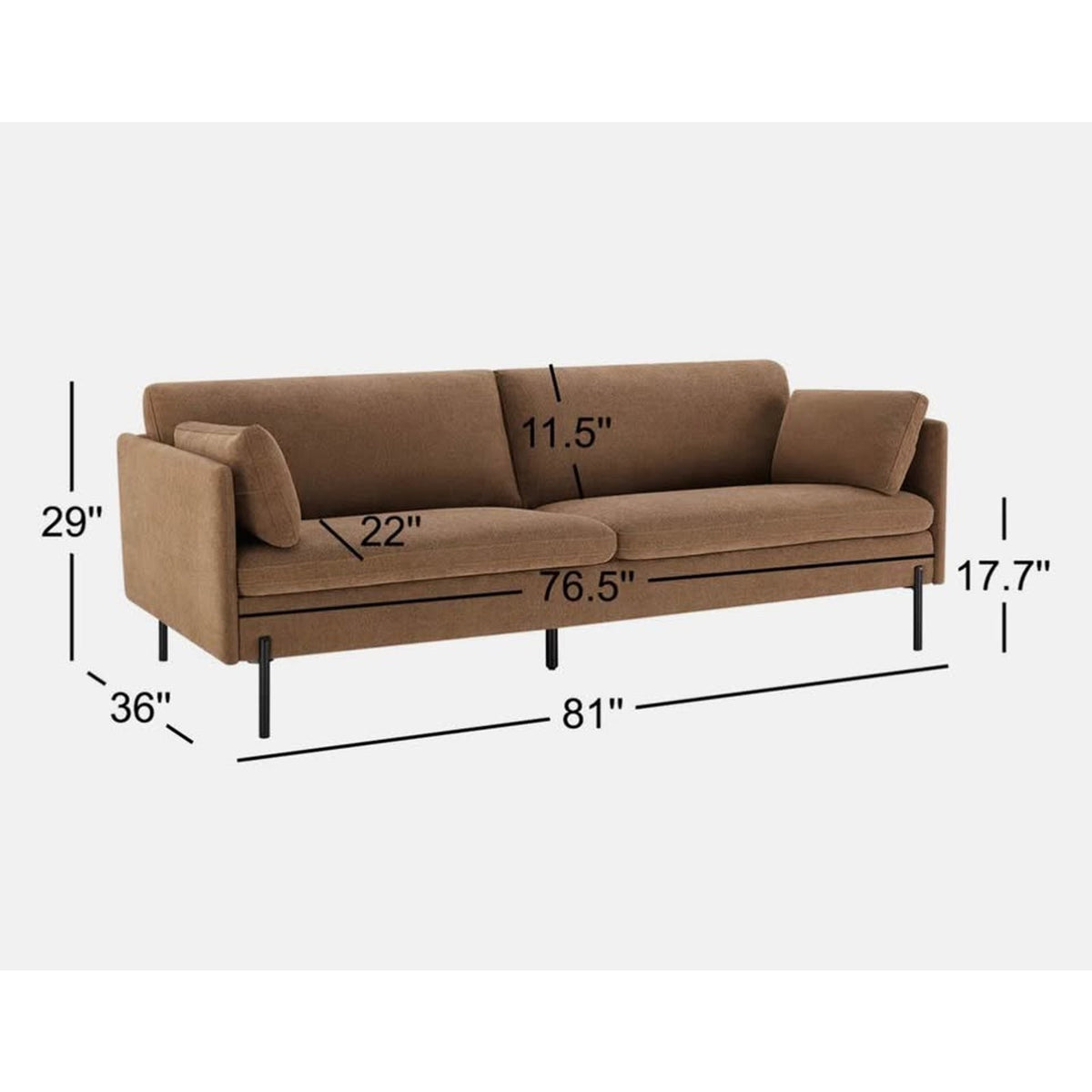 AllModern Moab 81” Sofa | Retail $1,500+ | Delivery Available