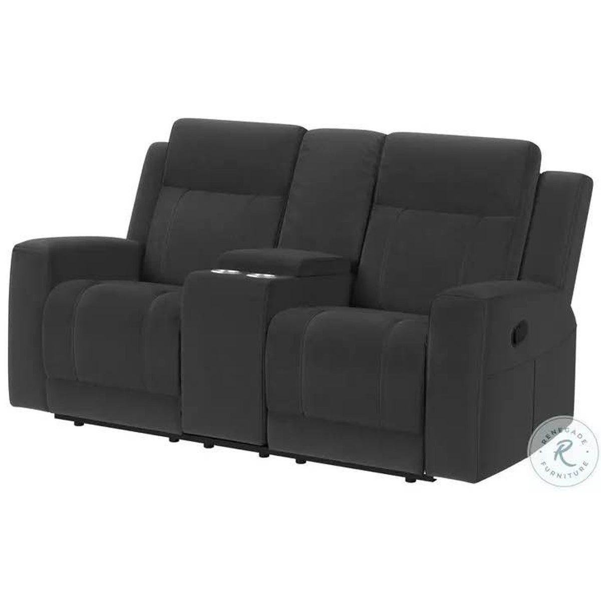 New Reclining Loveseat in Charcoal Grey – $850 Retail – Open Box – Delivery Available