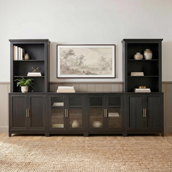 6-Piece Media Center – Martha Stewart Bedford – Retail $2,890 – Delivery Available