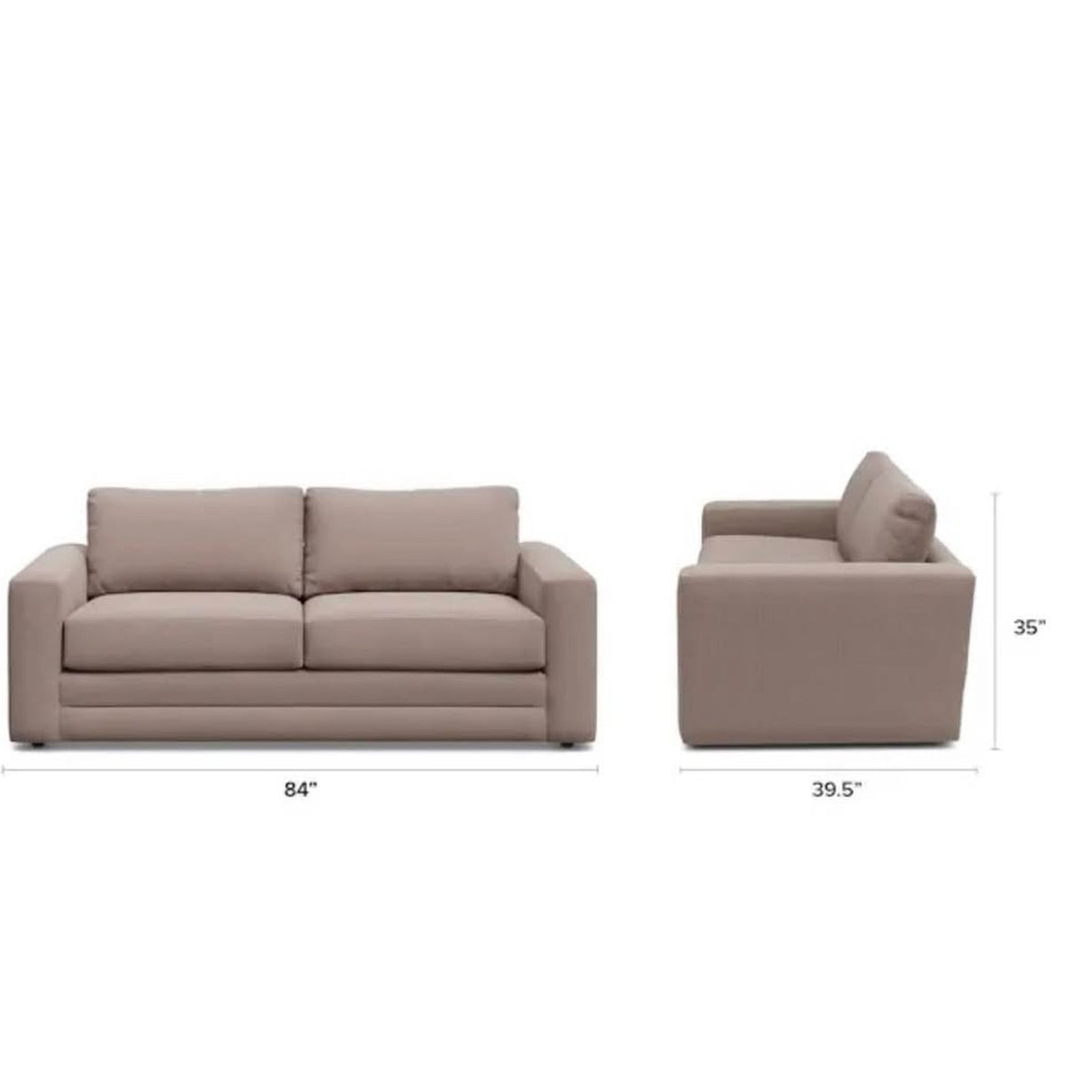 New Article Sofa 84” Riley in Napa Quartz - $1700 Retail “open box” Delivery Available