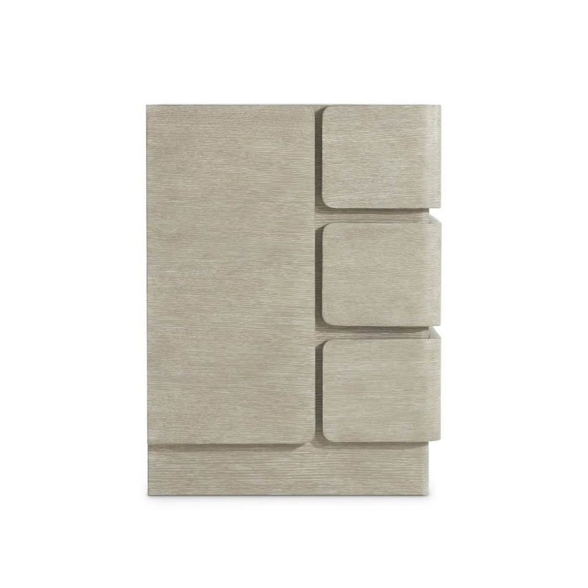 Bernhardt Arcadia Nightstand | Clay Oak Finish | Soft-Close Drawers + USB Charging | Retail $2,080