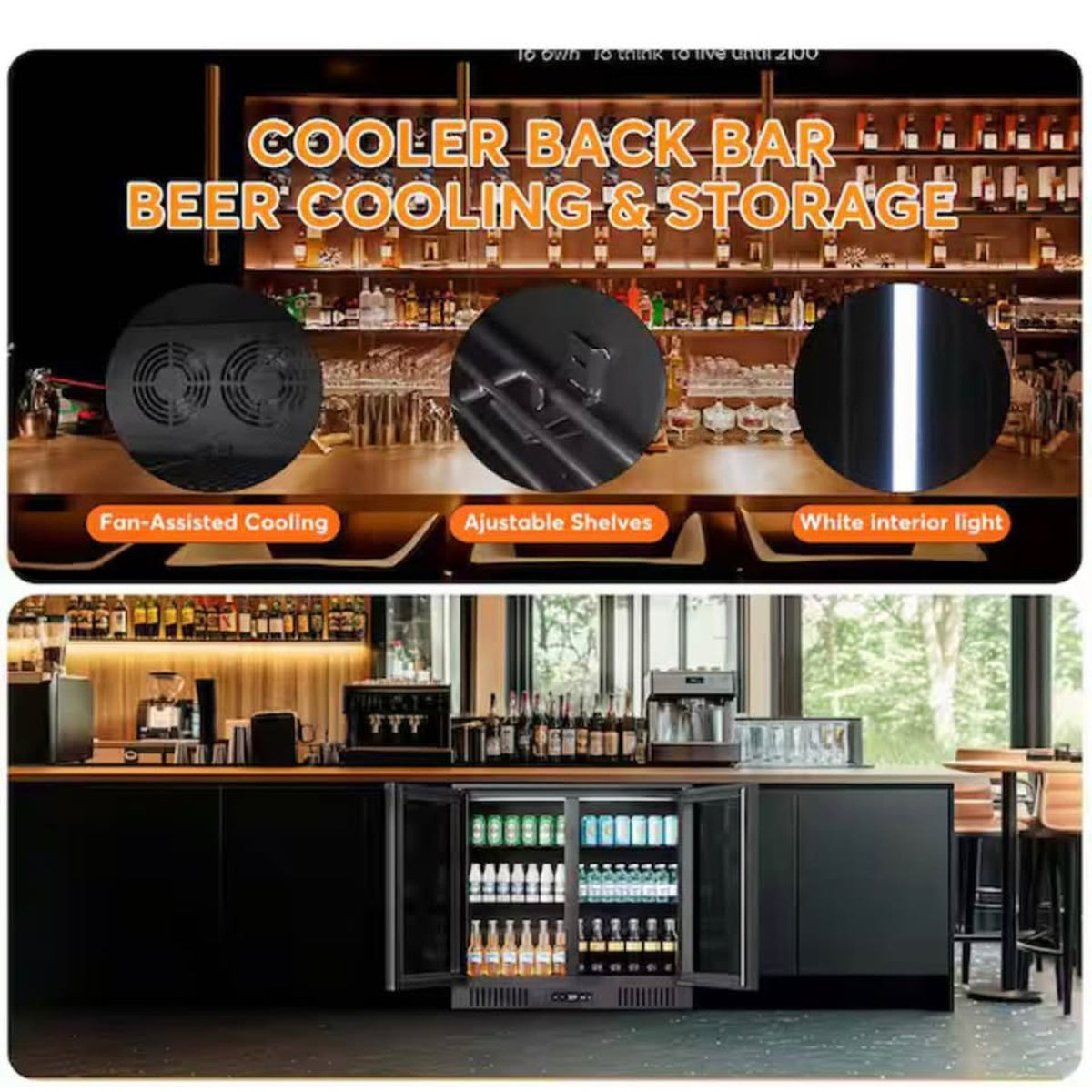 36” White Dual Glass Door Beverage Refrigerator Beverage Center – New Open Box – Delivery Available