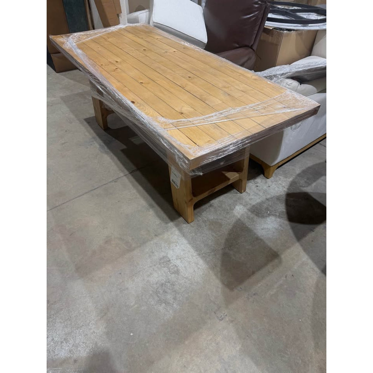 Solid Wood Rustic Farmhouse Dining Table 79” - Open Box - $1,300 Retail - Delivery Available