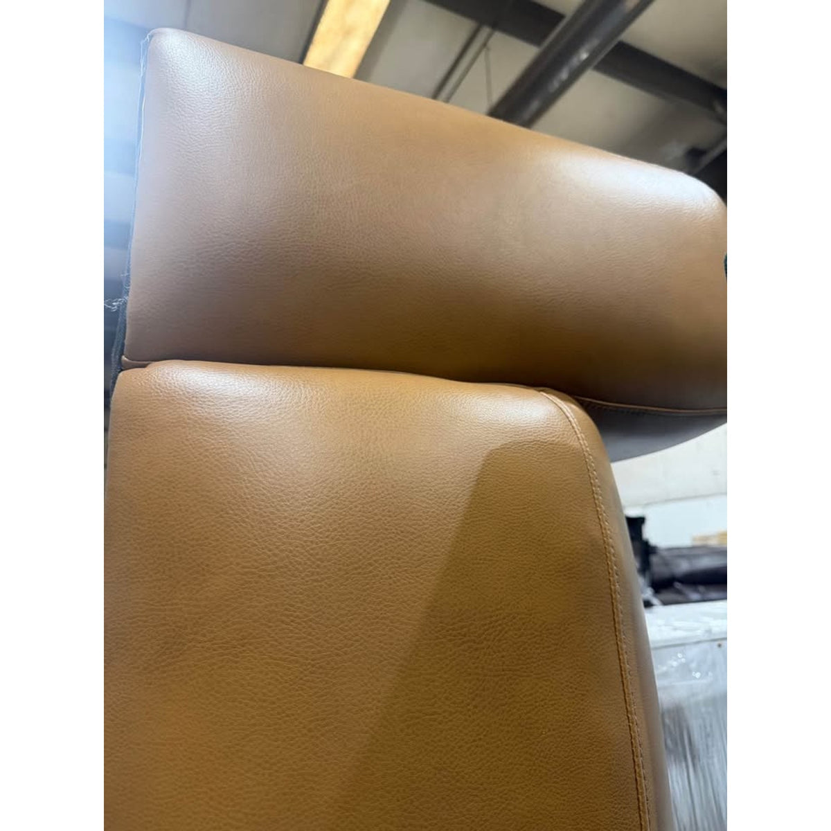 95” Modern Vegan Leather Sofa - Open Box - $1,699 Retail - Delivery Available