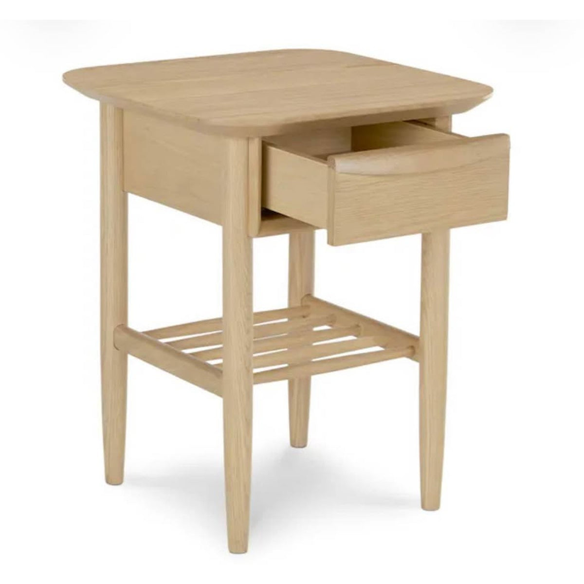 Article | Storage Side Table / Nightstand | Lenia - White Oak | Delivery Available