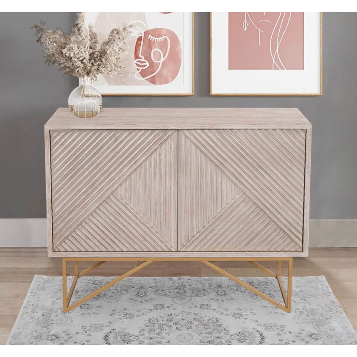 New Solid Wood 2-Door Cabinet – $850 Retail – Delivery Available