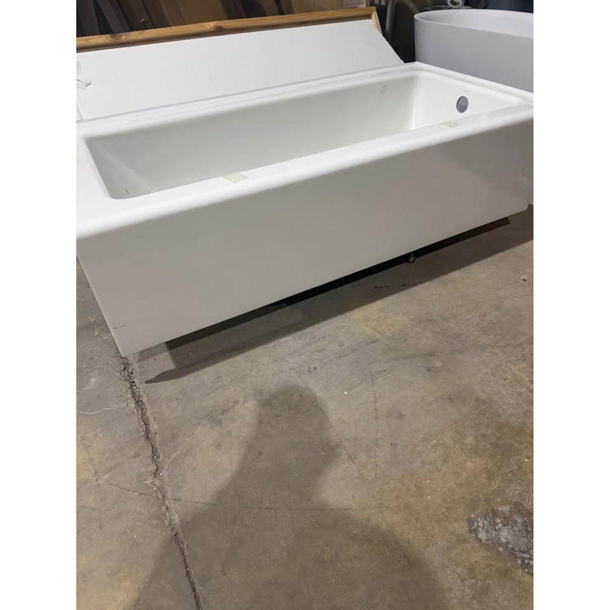 NEW Kohler Bellwether 66” x 32” Cast Iron Soaking Bathtub – White - Right Handed Delivery Available
