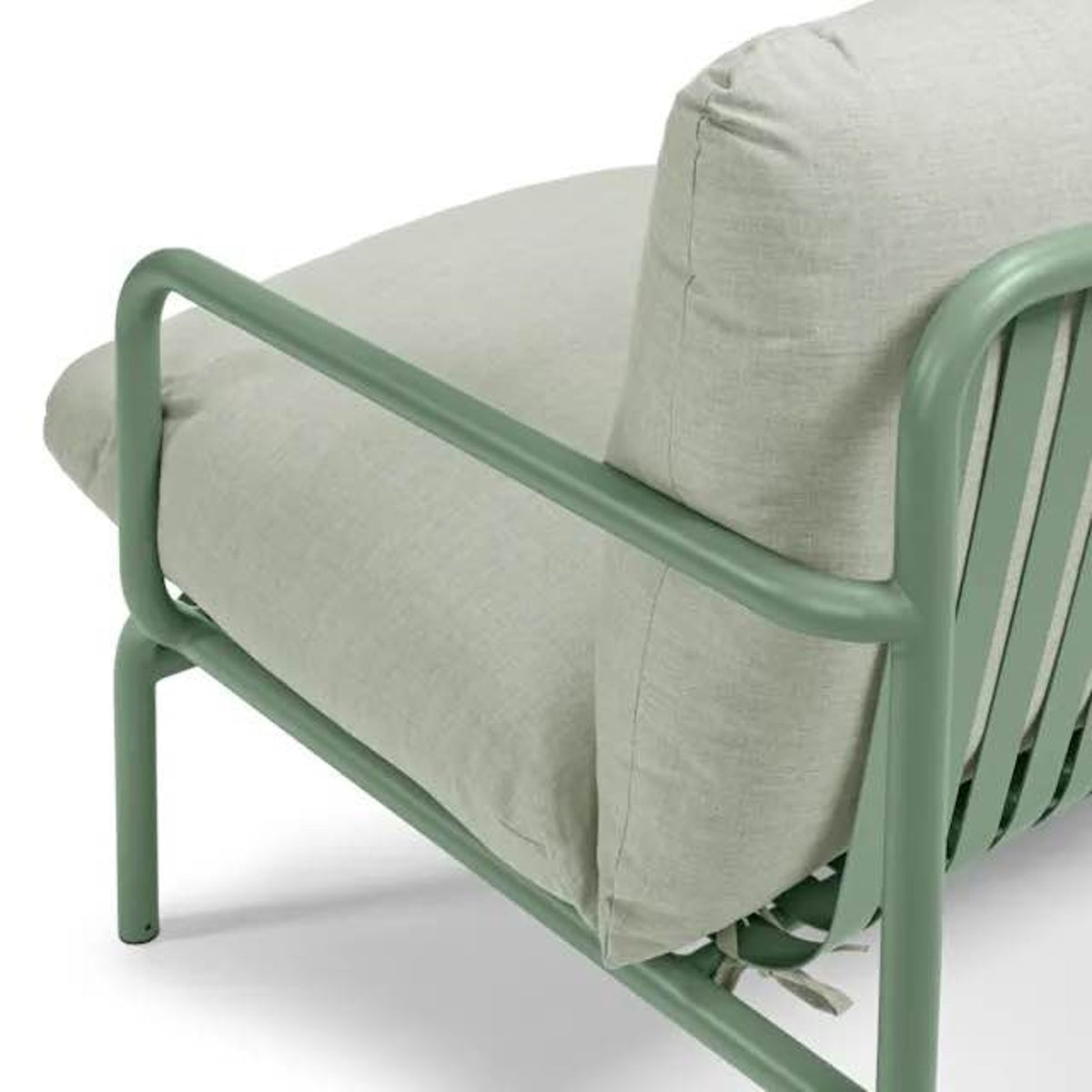 Article Sarek 59” Outdoor Loveseat – Sunbrella Mint – $1,499 Retail – Open Box – Delivery Avail