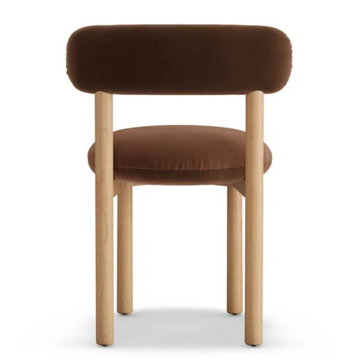 Set of 2 Article Munk Velvet Dining Chairs – White Oak & Hale Earth - Open Box - Delivery Available