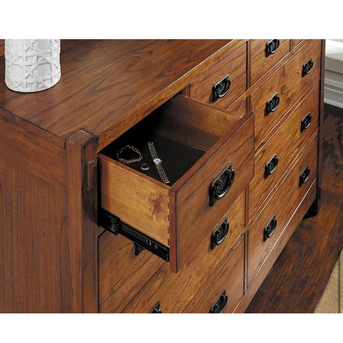 60” Solid Wood 10-Drawer Dresser – $1,563 Retail – Open Box Blemish - Delivery Available