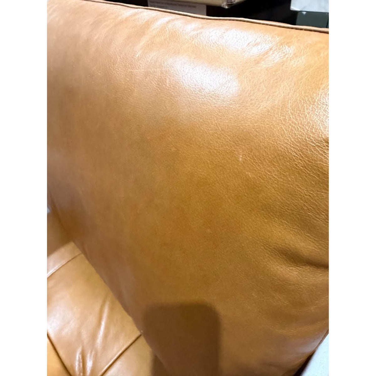 New Joss & Main Leather Arm Chair - Cognac Leather “open box” $900+ Retail - Delivery Available