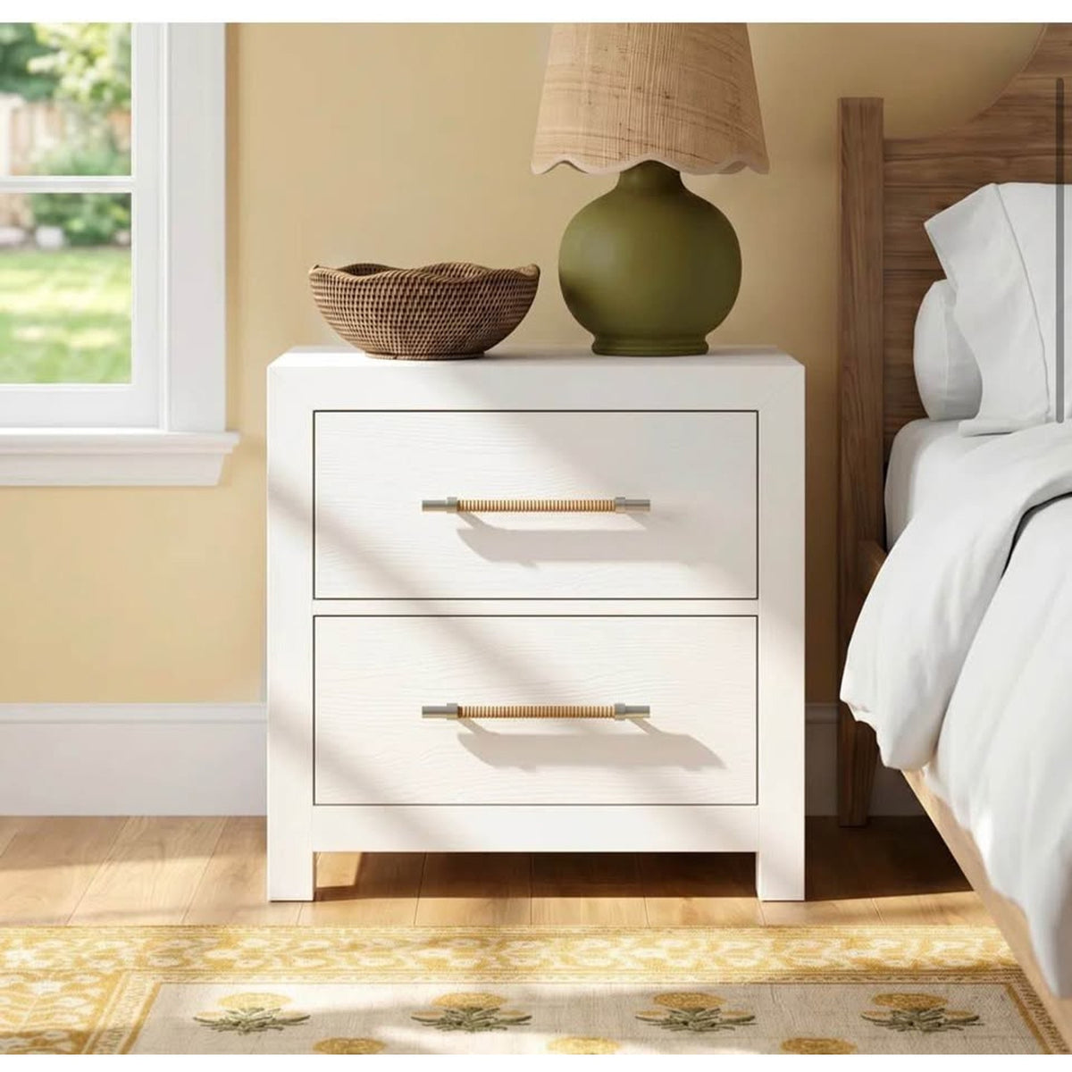 New Birch Lane Lana 2-Drawer Nightstand – Open Box – Delivery Available