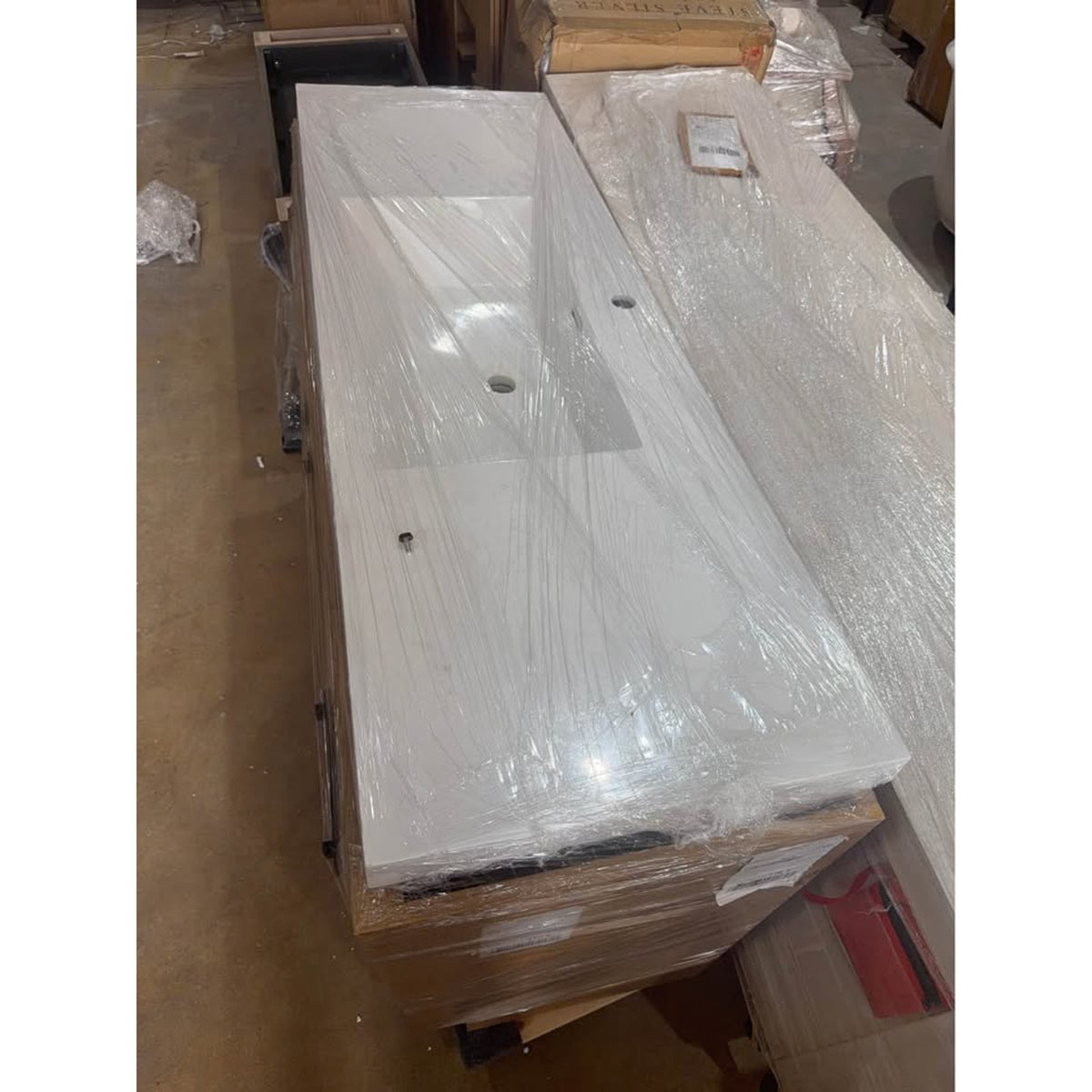 New 59” Oak Bathroom Vanity – $1,929 Retail – Open Box – Delivery Available