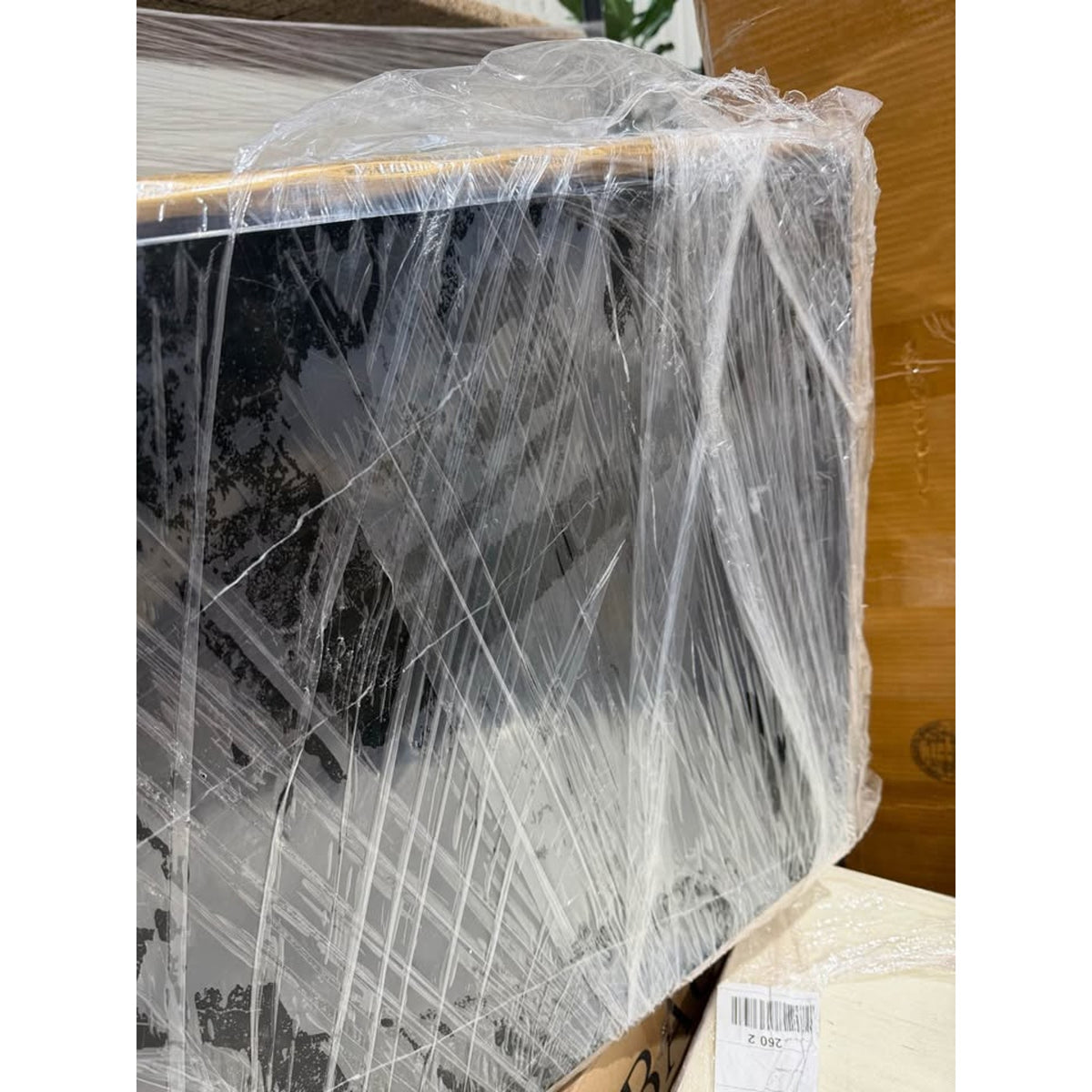 New Coffee Table Iron Base Marble Top $1199 Retail “open box” Joss & Main Delivery Available