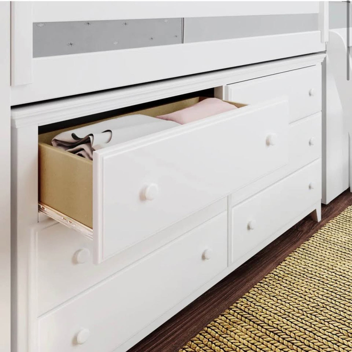 Twin Solid Wood Loft Bed w/ Dresser & Bookcase – $1,999 Retail – Open Box – Delivery Available