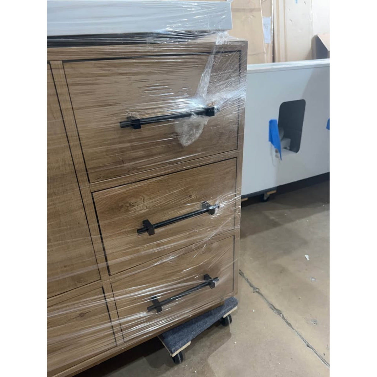 New 59” Oak Bathroom Vanity – $1,929 Retail – Open Box – Delivery Available