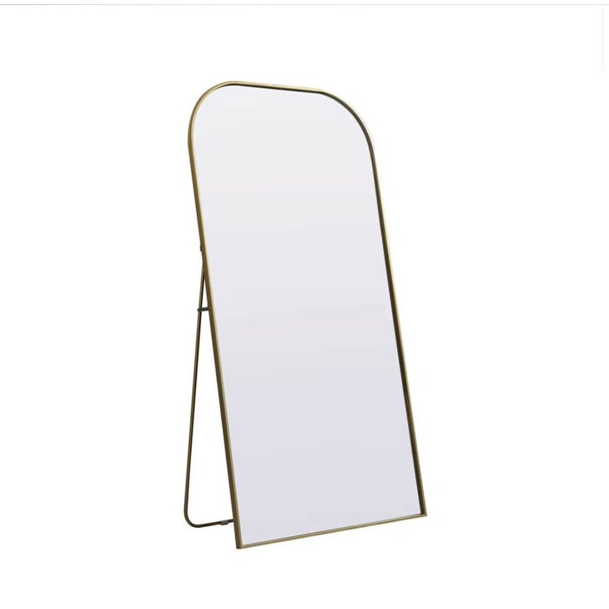 New 72” Brass Arched Floor Mirror – $436 Retail – Open Box – Delivery Available