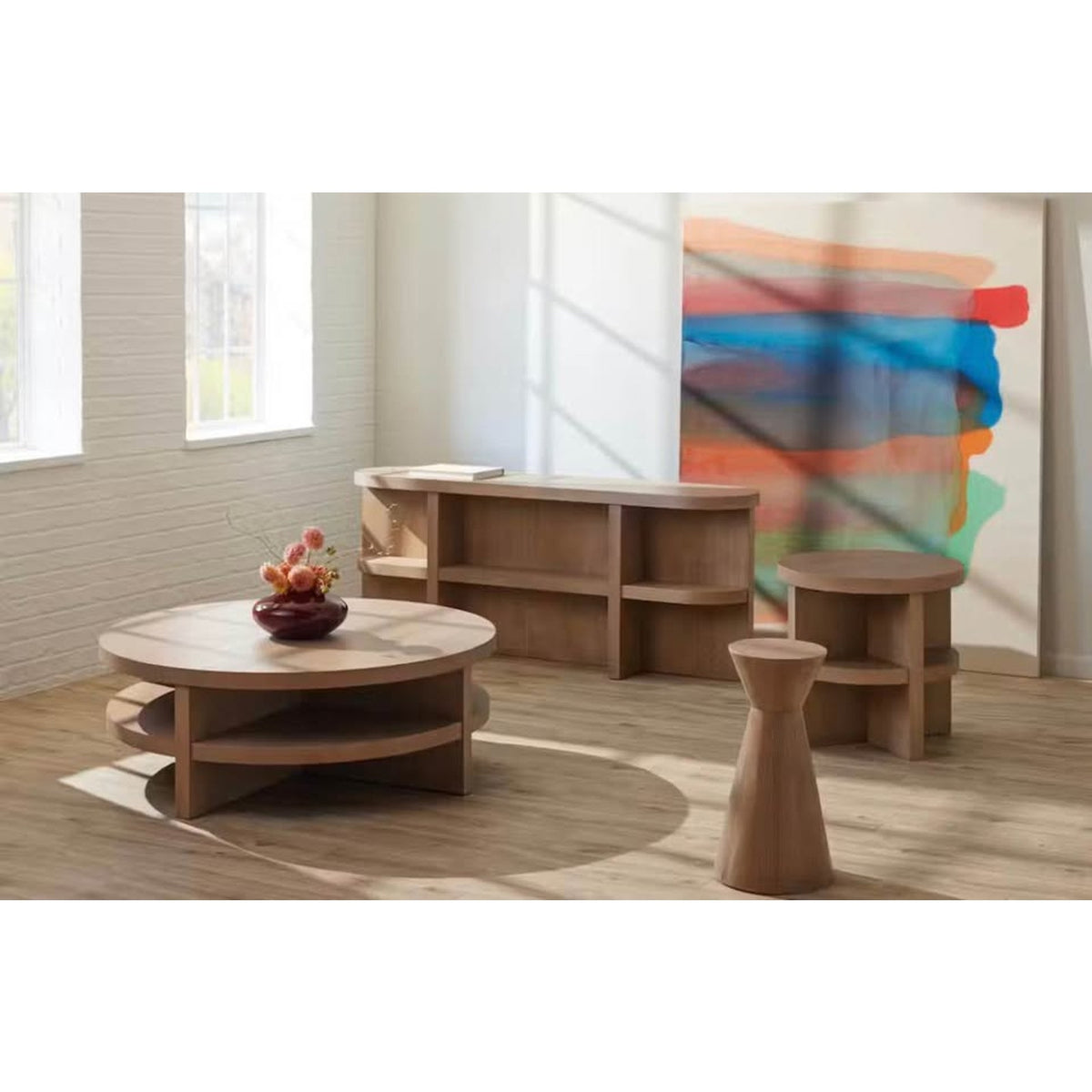 Joybird Bria 4-Piece Living Room Table Collection | New Open Box | Retail $3,599+ Delivery Available