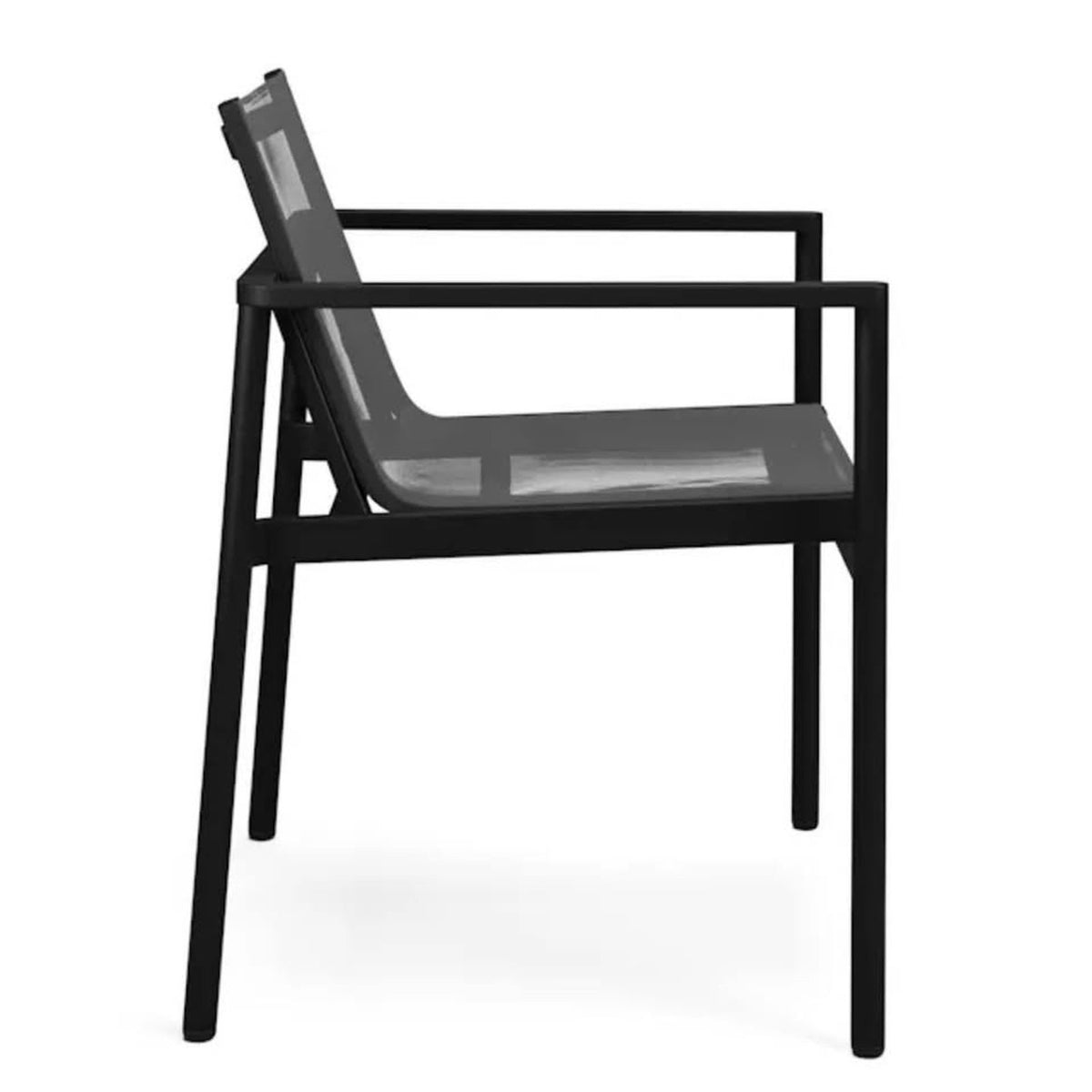 Article Tola Outdoor Dining Armchairs (set of 4) – Black – New Open Box - Delivery Available