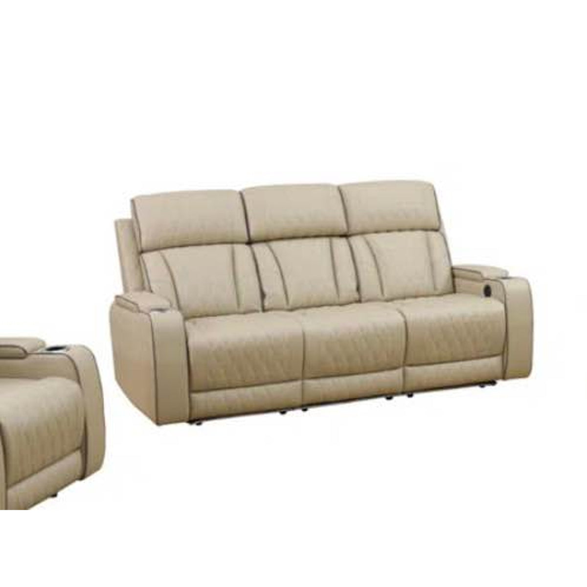 Latitude Run Kruze 82” Power Reclining Sofa | Faux Leather | New Open Box - Delivery Available