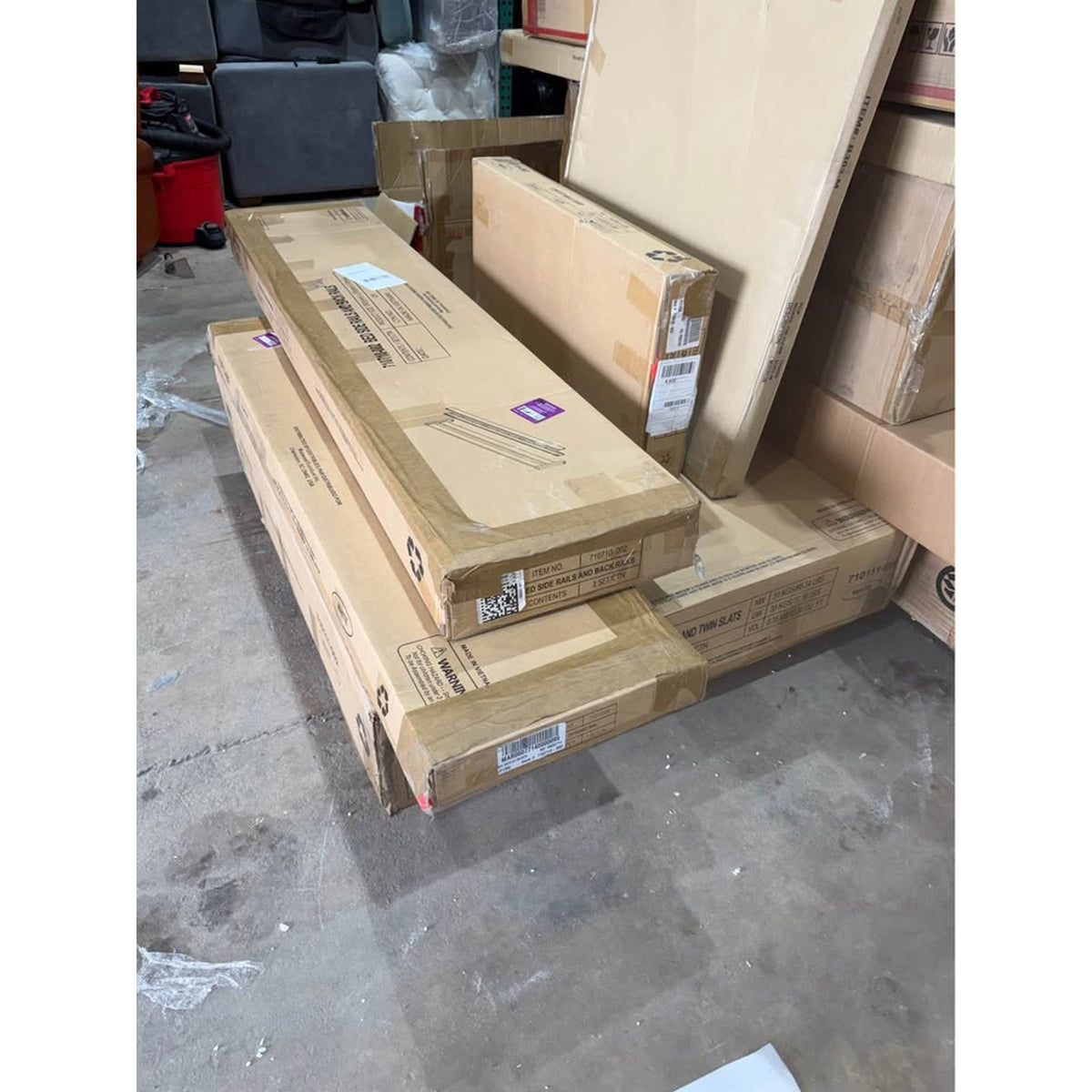 New White Solid Wood Twin Loft Bed – Open Bottom – Retail $929 – Delivery Availablee