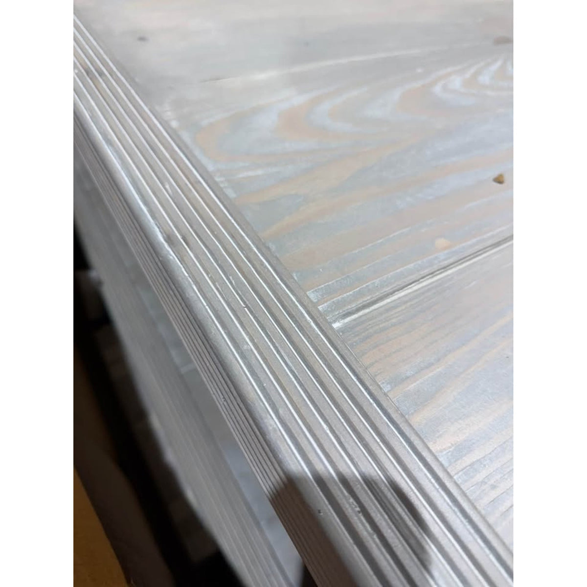 New Solid Wood Cocktail Table – Grey Thorne Finish $2900 retail “open box” Delivery Available