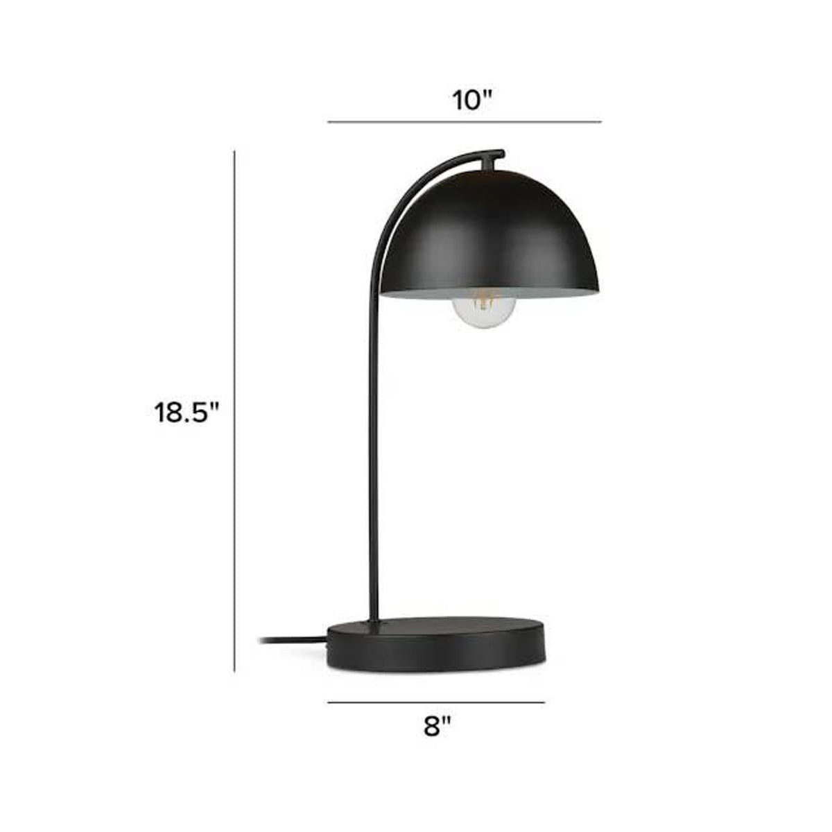 New Article Set of 2 Table Lamps – Article Todd Black – $198 Retail – Open Box – Delivery Available