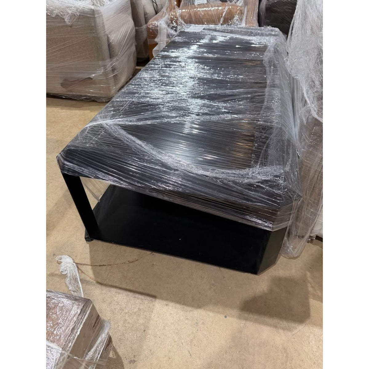 New Noir Trading Obtuse Coffee Table Cocktail Table Black $2286 Retail “open box” Delivery Available