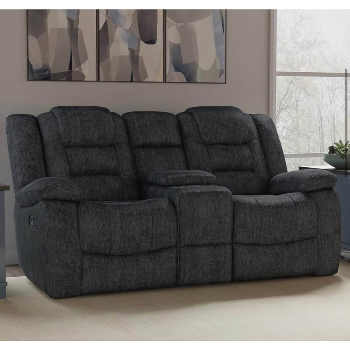 New Double Reclining Glider Loveseat Sofa – $1,152 Retail – Open Box – Delivery Available