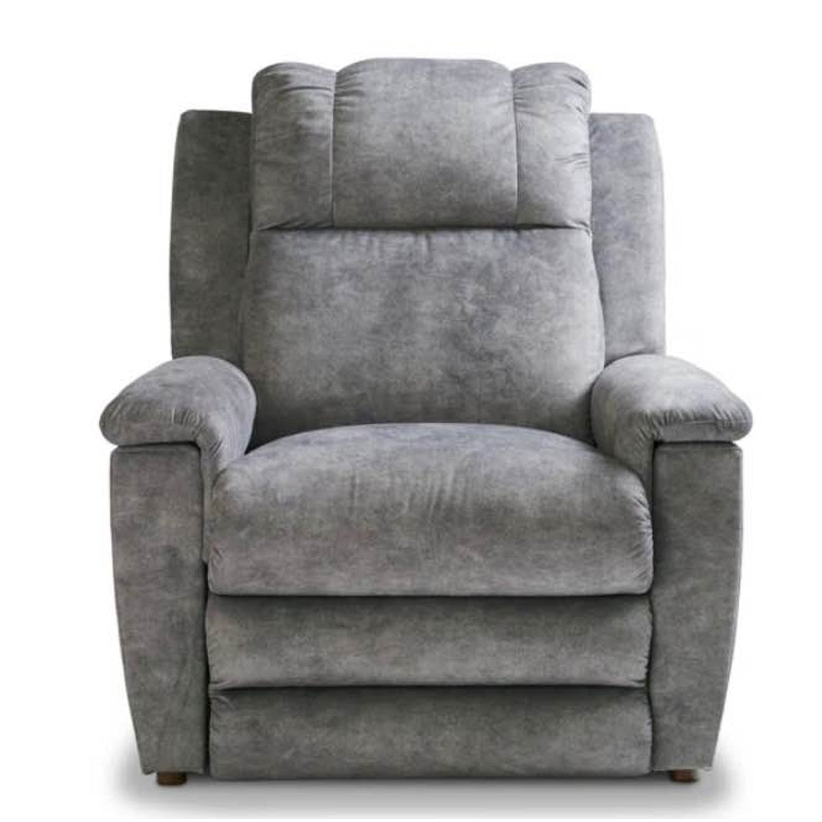 La-Z-Boy Clayton Power Lift Recliner | Heat & Massage | iClean Fabric | Gray - Delivery Available