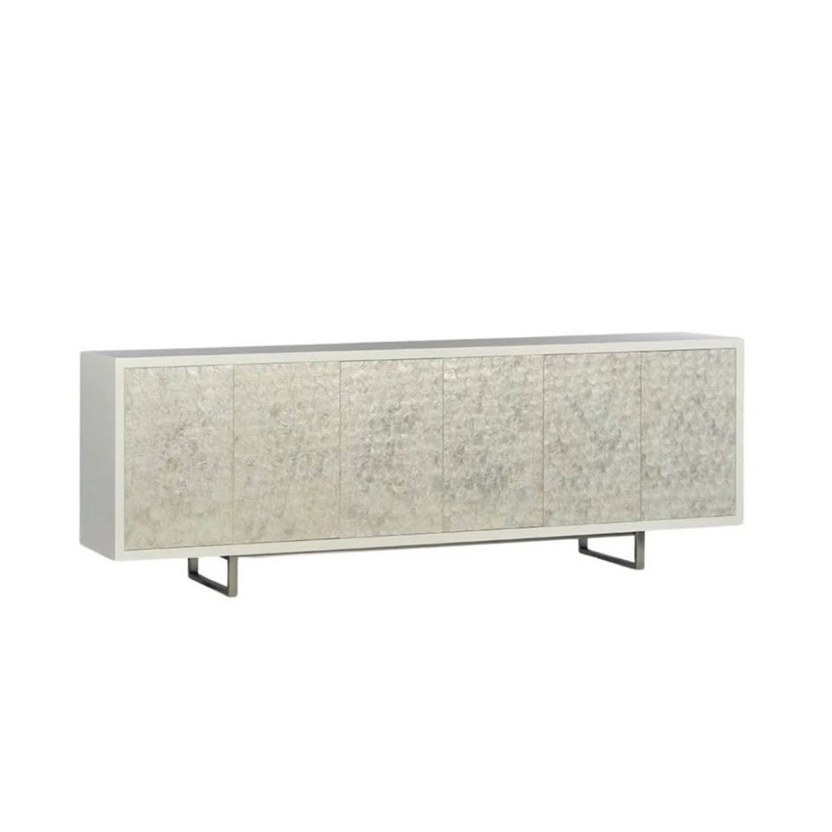 New Designer Oliver Home 112” Capiz Shell Sideboard – $6,273 Retail – Delivery Available