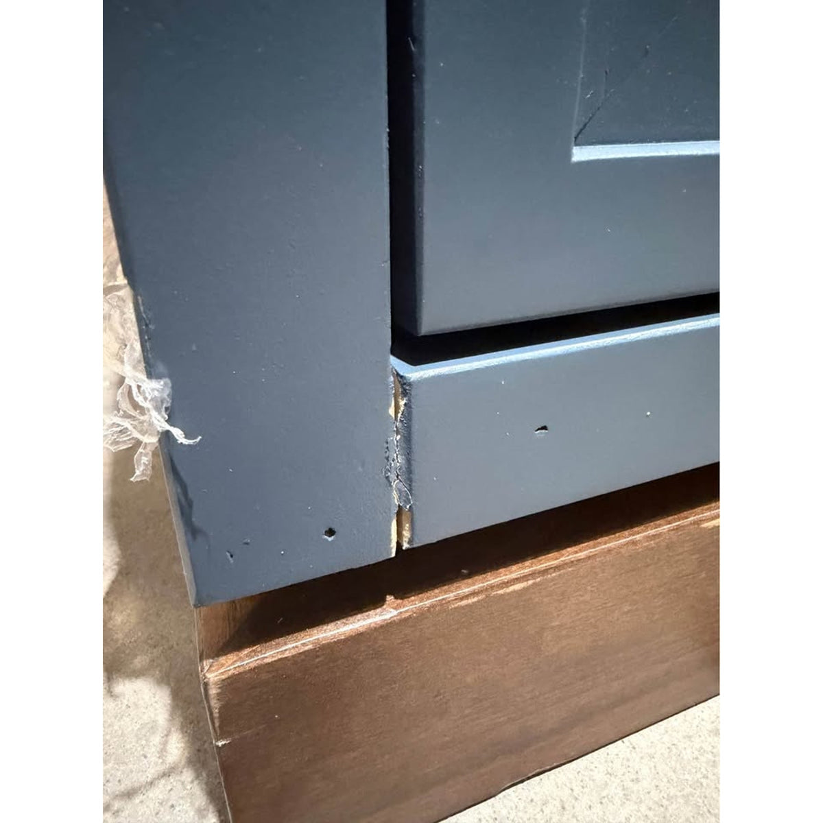 Beautiful Blue 27” Bookcase Nightstand or End Table - $599 Retail “open box” Blemish Delivery Avail
