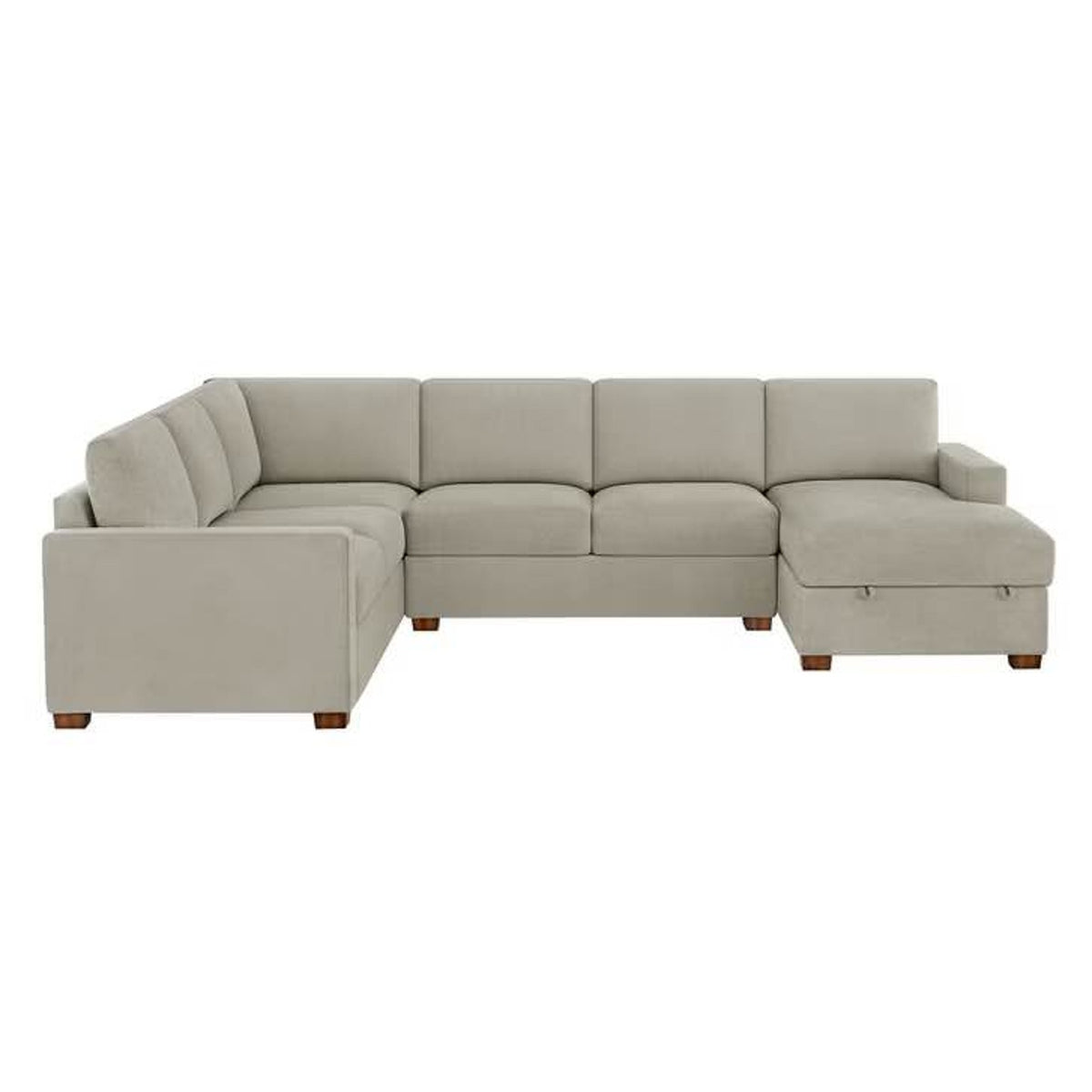 Thomasville Glenn Fabric Sectional w/ Storage Chaise – $1,999 Retail – Delivery Available